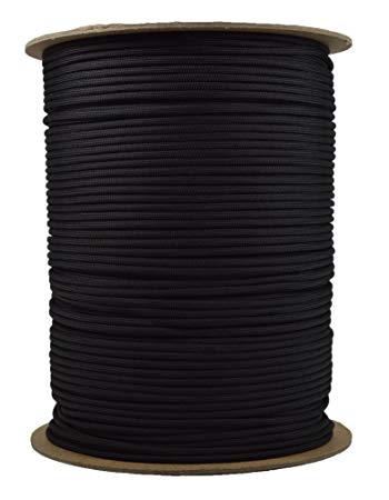 Paracord (Utility Cord) x 500FT. BLACK – American Power Cord